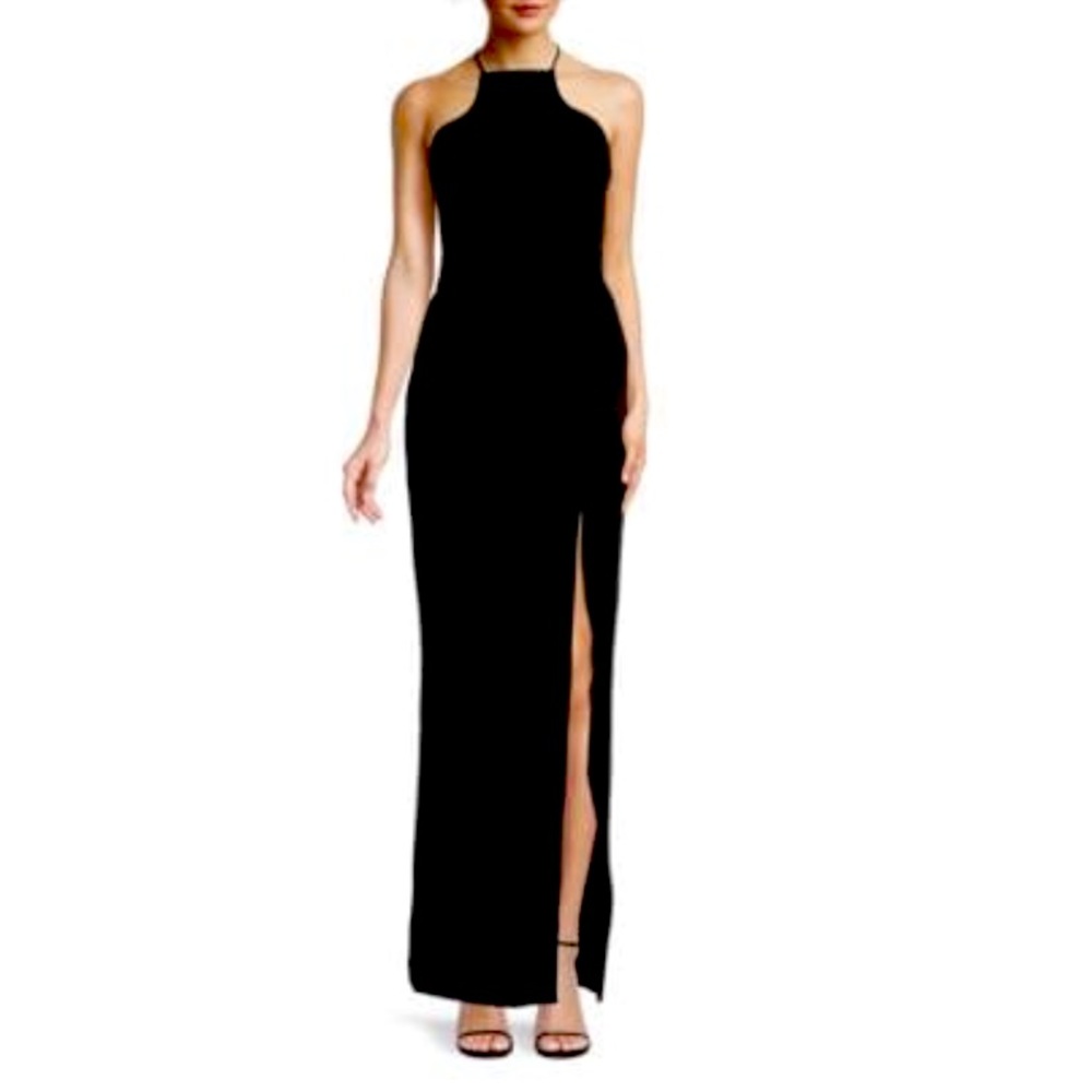 Long black dress